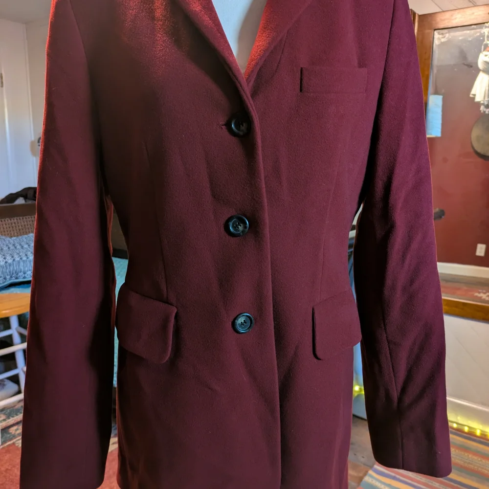 Women's Red Blazer - Picture 4 of 16